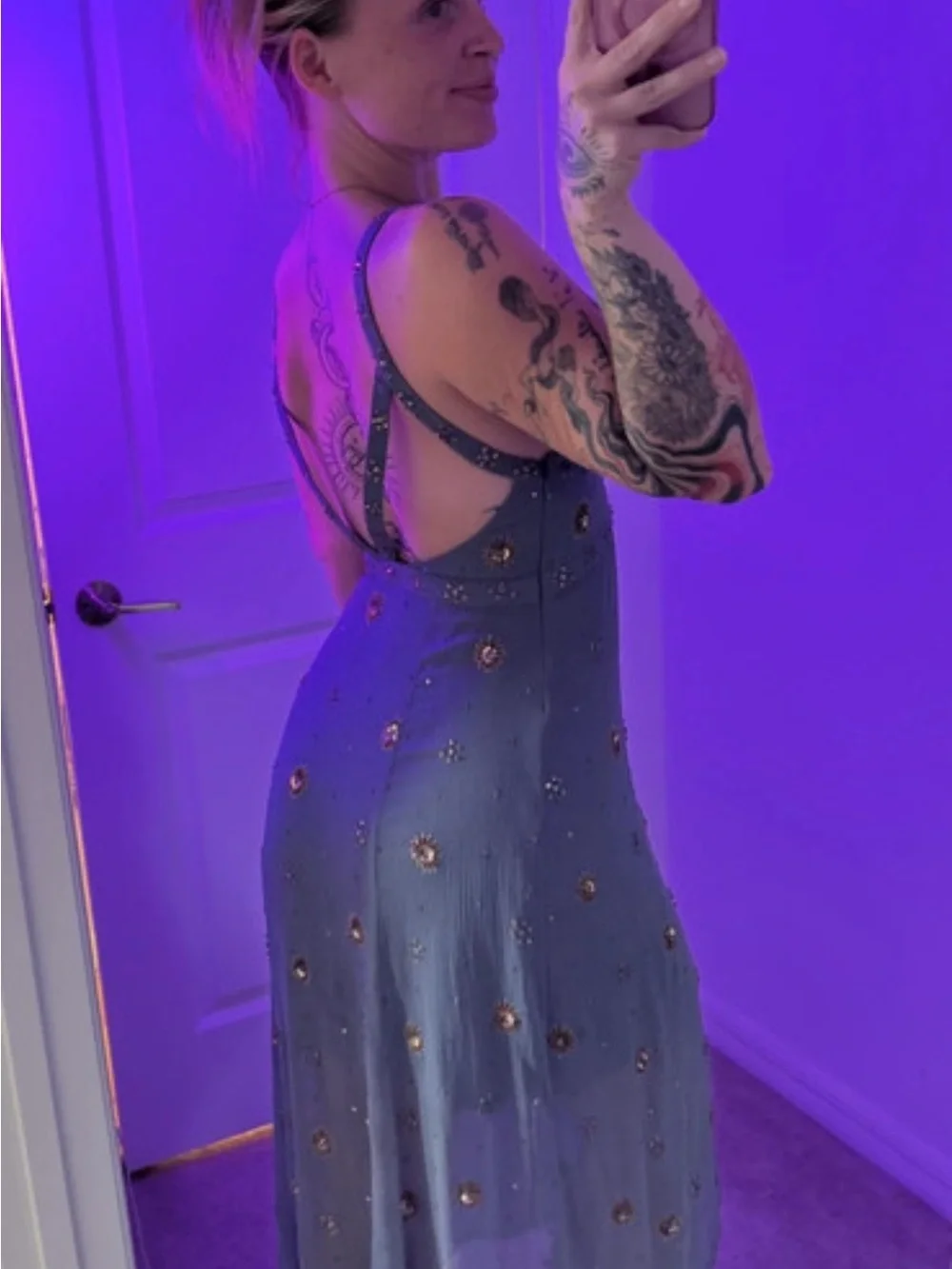 Free people size 4 boho fairycore dress celestial collection